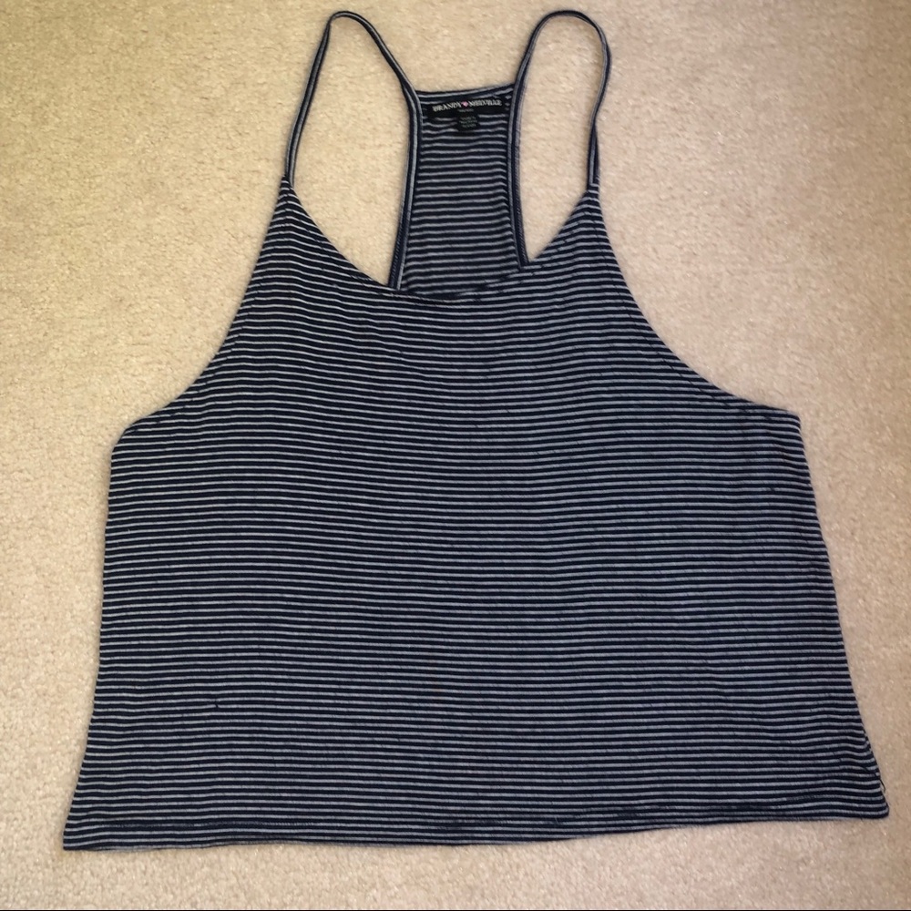 BRANDY MELVILLE WOMENS STRIPED TANK TOP